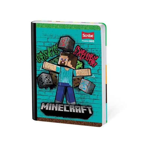 Libreta Cosida De Linea Minecraft Master Mas 100-1 Scribe