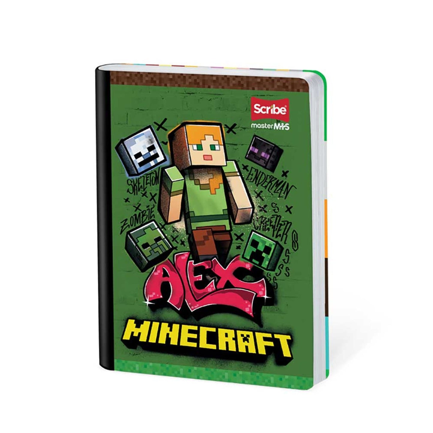 Libreta Cosida De Linea Minecraft Master Mas 100-1 Scribe