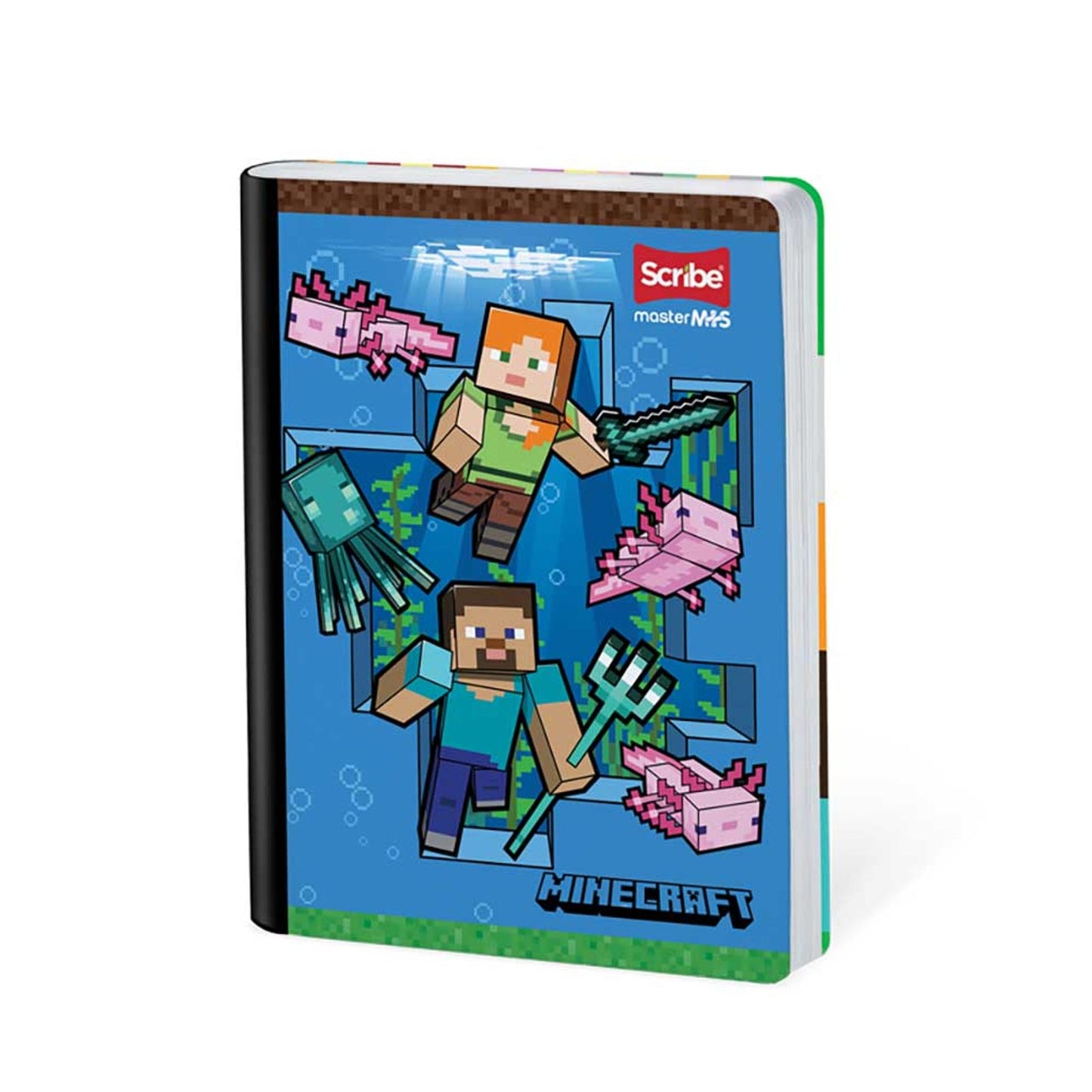 Libreta Cosida De Linea Minecraft Master Mas 100-1 Scribe