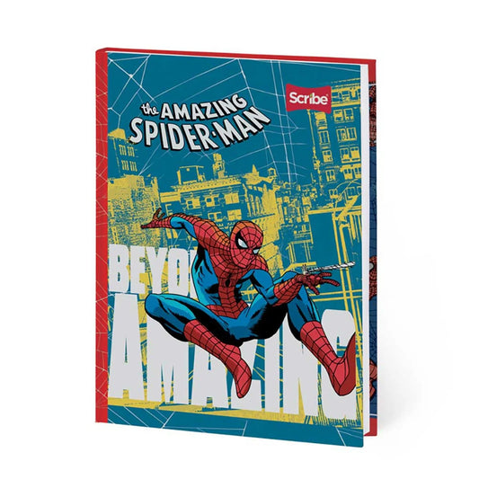 Libreta Cosida Premium Spiderman Pasta Dura