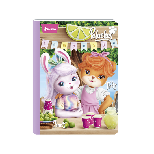 Libreta Cosida Cuadriculada Peluches 100-2 Norma