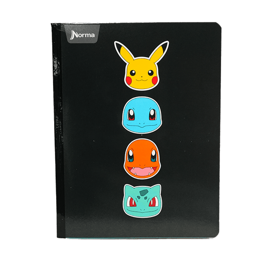 Libreta Cosida De Linea Pokemon 100-1 Norma