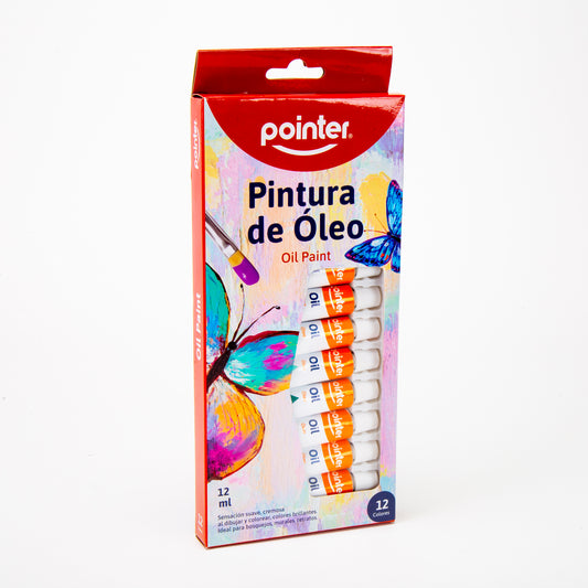 Set De 12 Colores De Pintura De Óleo Pointer Artpro