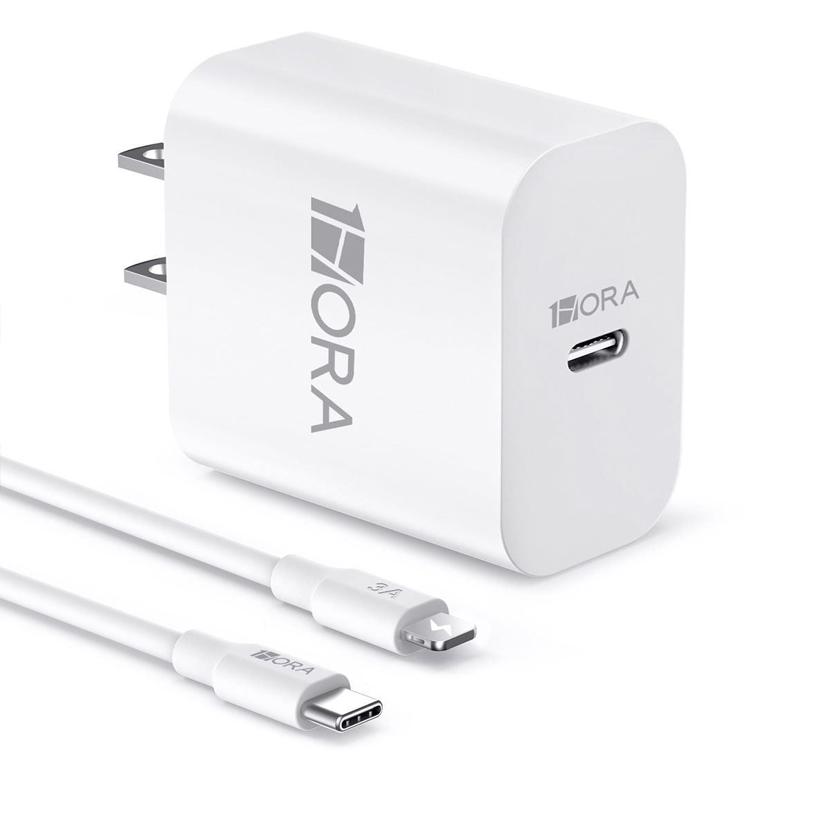 Cargador Gan 20w Y Cable Ip