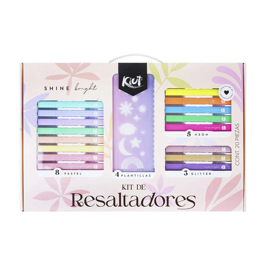 Kit De Resaltadores Kit 20 Piezas
