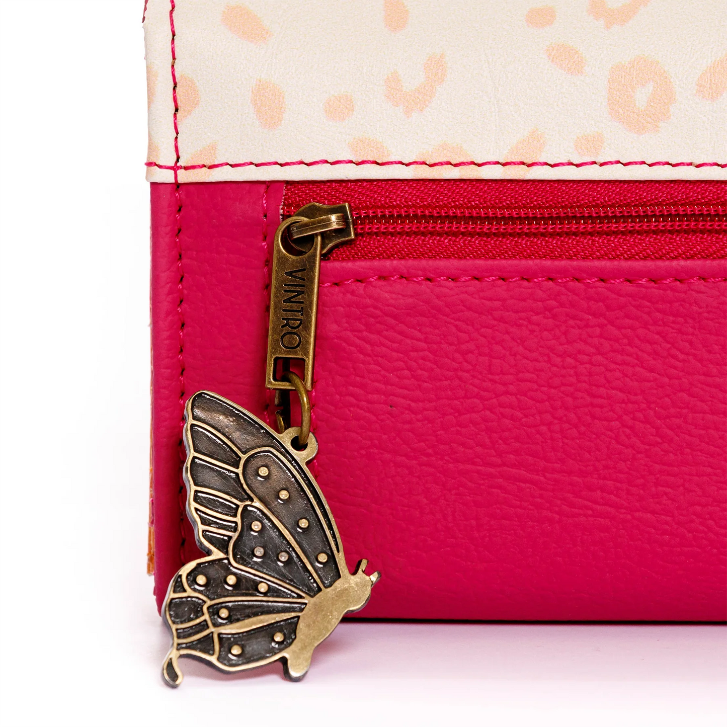 Bolsos Y Accesorios Vintro Billetera Clasica Les Papillons De France