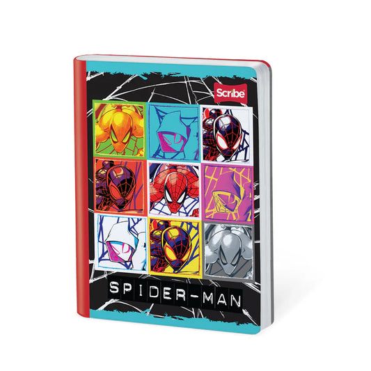 Cuaderno cosido doble línea diseño de SPIDERMAN 100-3