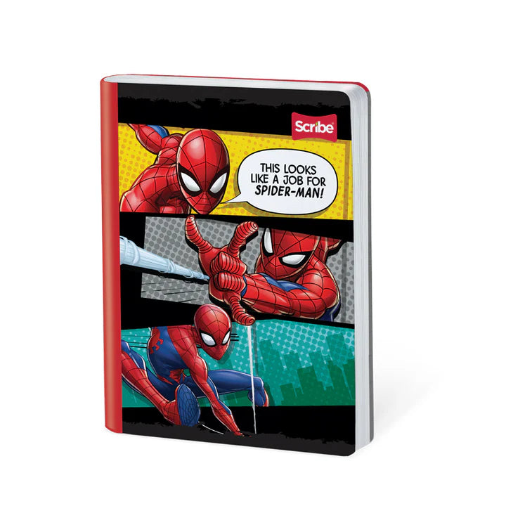Cuaderno cosido de una línea diseño de SPIDERMAN 100-1