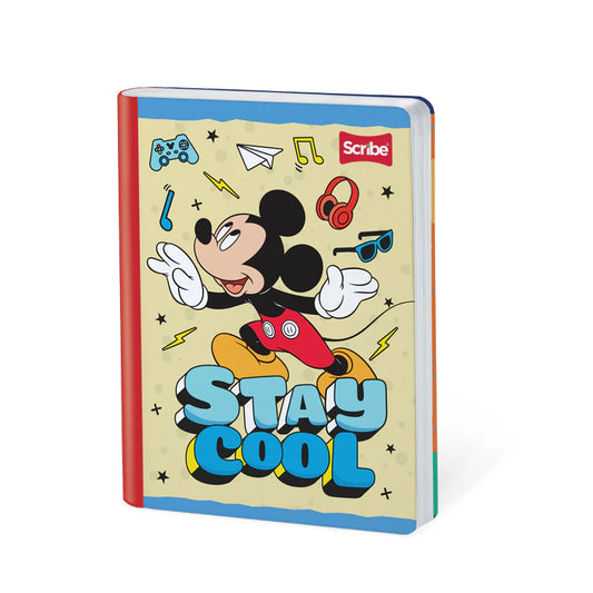 Libreta Cosida Premium Mickey Cuadros 1x1