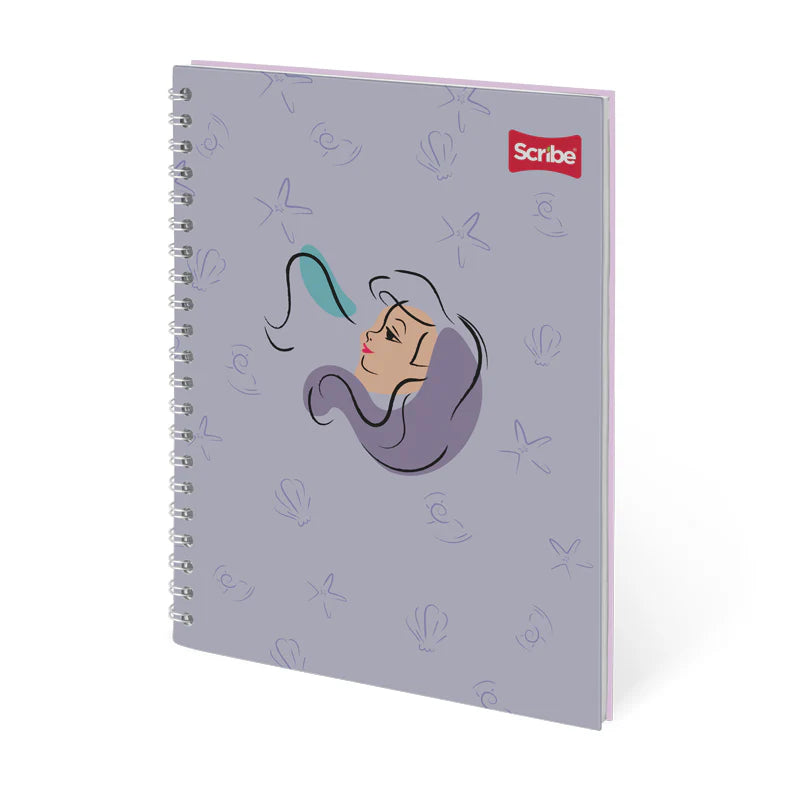 Libreta Espiral Premium 80 Hojas Princesas