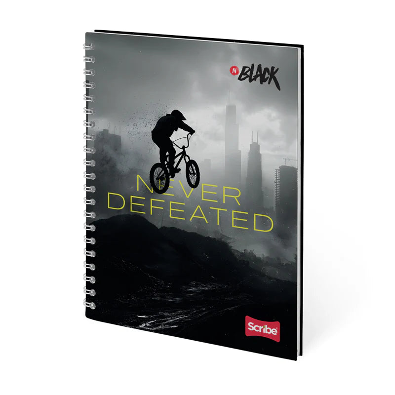 Libreta Espiral In Black Scribe 80 Hojas Pequeña