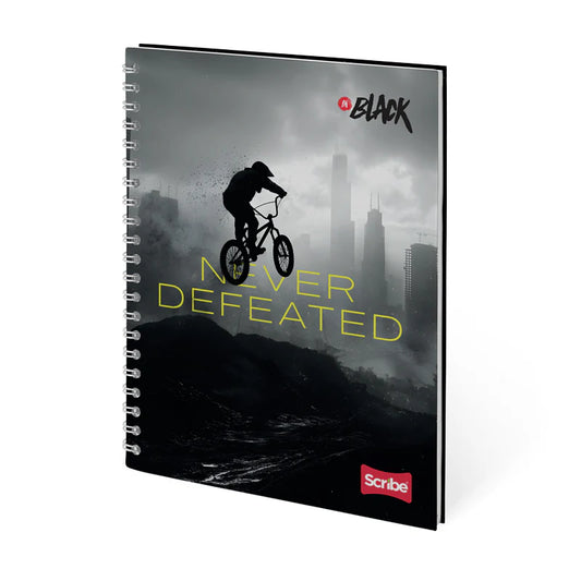 Libreta Espiral In Black Scribe 80 Hojas Pequeña