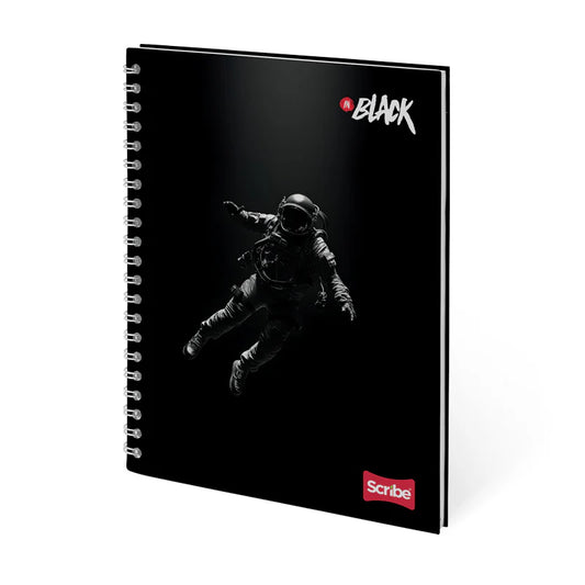 Libreta Espiral In Black Scribe 80 Hojas Pequeña