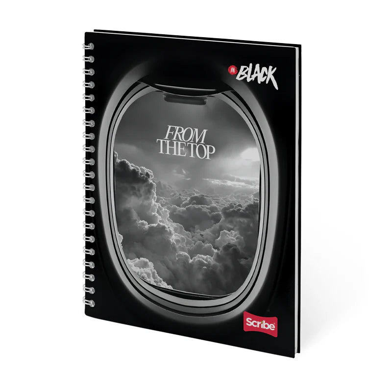 Libreta Espiral In Black Scribe 80 Hojas Pequeña