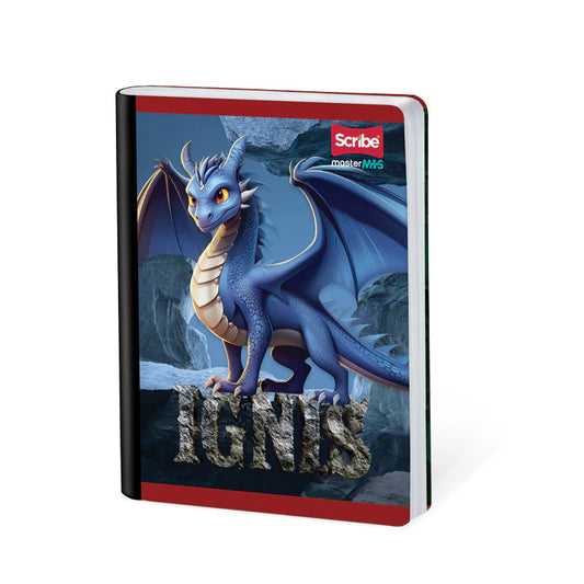 Libreta Cosida Master Mas Dragones Doble Linea