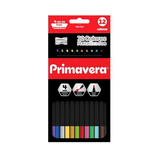 Colores Metalizados Primavera x12