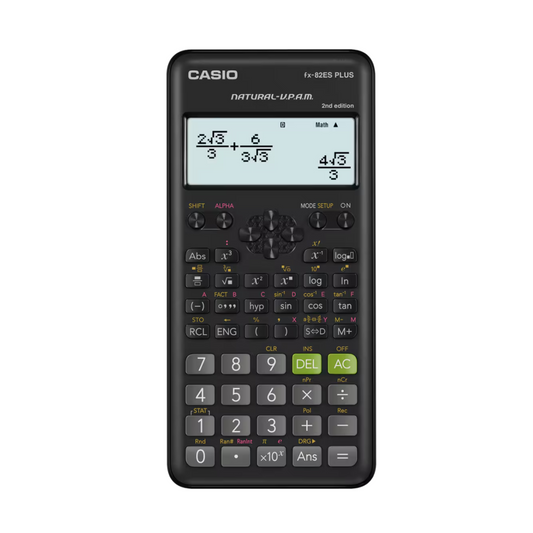Casio Calculadora Científica 252 Funciones FX-82ES PLUS