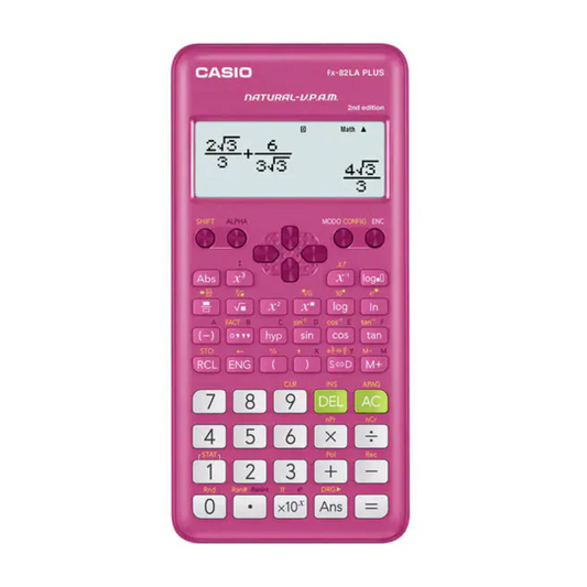Casio Calculadora Científica FX-82ES PLUS-BU Fucsia