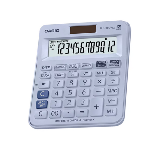 Casio Calculadora de Escritorio MJ-120DPLUS-LB