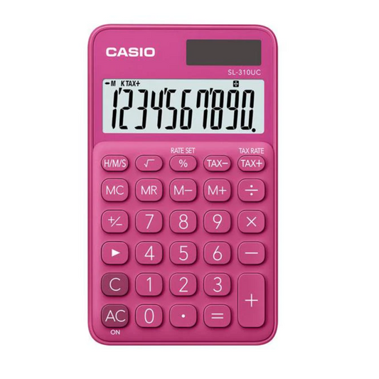 Casio Calculadora Electrónica Azul SL-310UC-RD