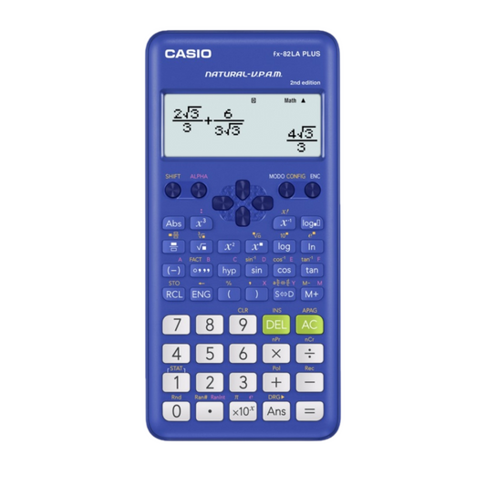 Casio Calculadora Científica FX-82ES PLUS-BU Azul