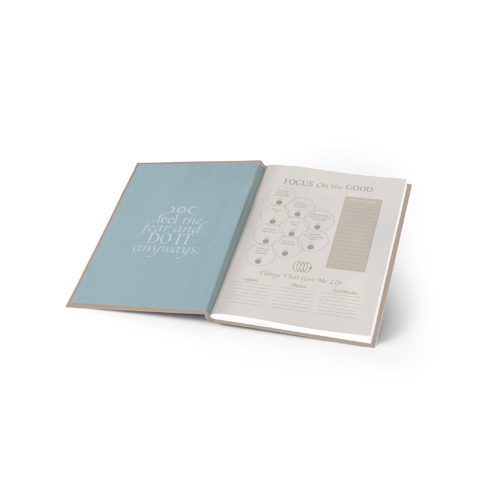 Libreta Cosida Con Cubierta De Cuero Diseño Femenino