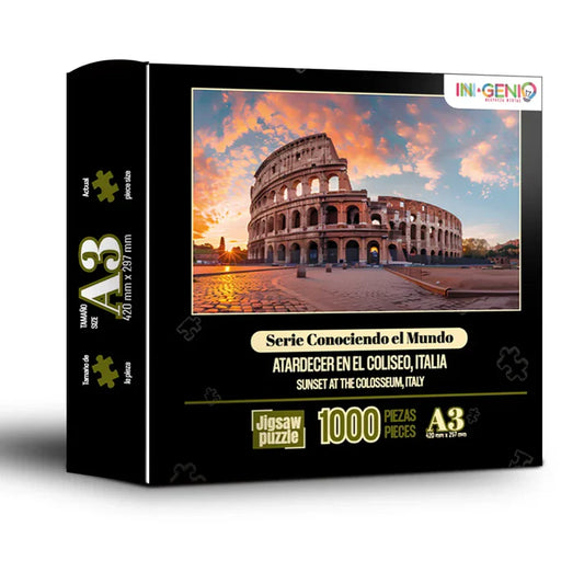 Rompecabezas Ingenio Atardecer En El Coliseo