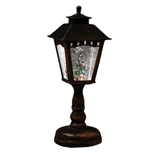 Farol Musical con Luces Diseño Árbol Navideño