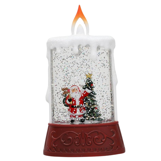 Vela Decorativa Navideña Santa Claus