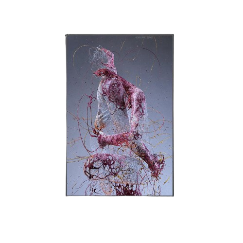 Cuadro Decorativo - Silueta Pareja Abstracta