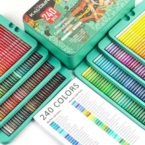 Colores Estuche Metálico Colores Kalour 240 Piezas