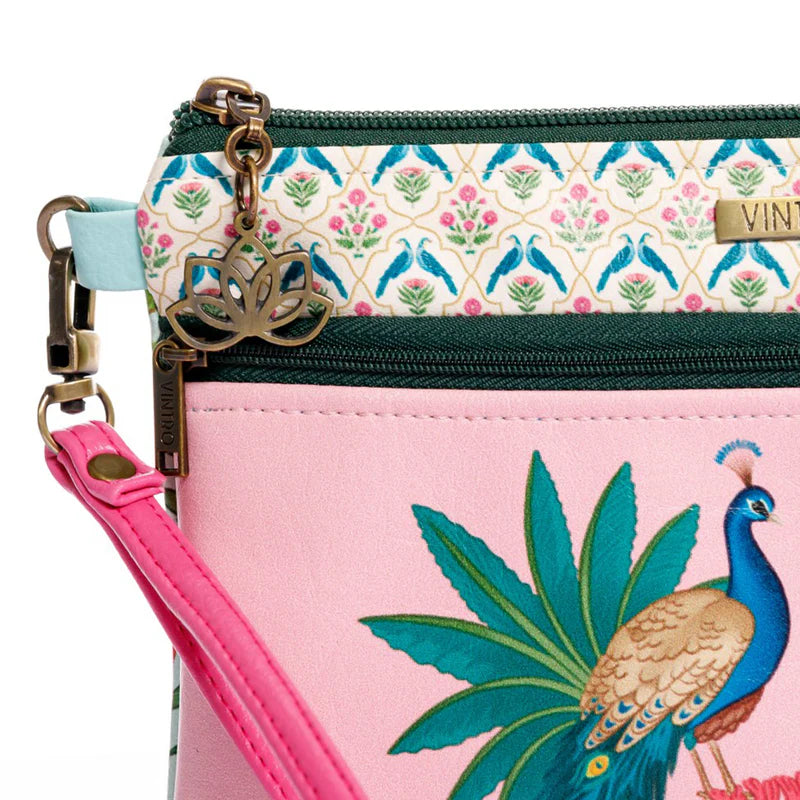 Bolsos Y Accesorios Vintro Cosmetiquera Togo Indian Garden