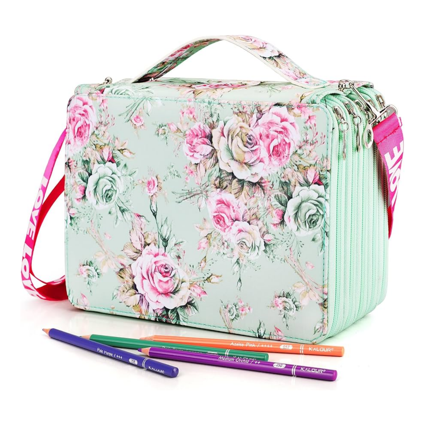 Estuche Bolso De Colores Kalour 256 Piezas
