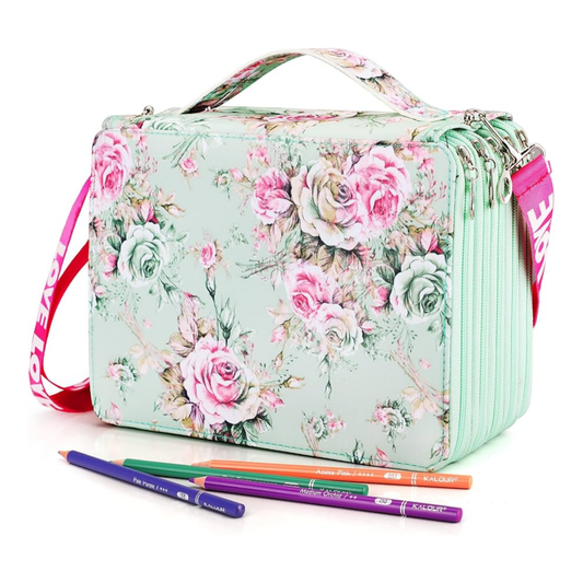 Estuche Bolso De Colores Kalour 256 Piezas