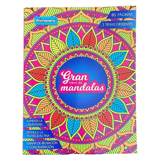 Libro de Mandalas para Colorear 80 pag
