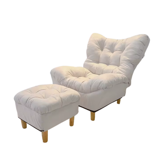 Silla con reposapiés