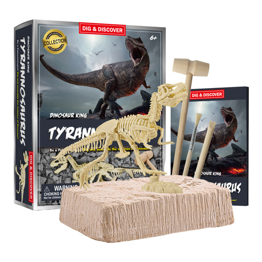 Kit Excavación Descubre al Rey de los Dinosaurios Tiranosaurio