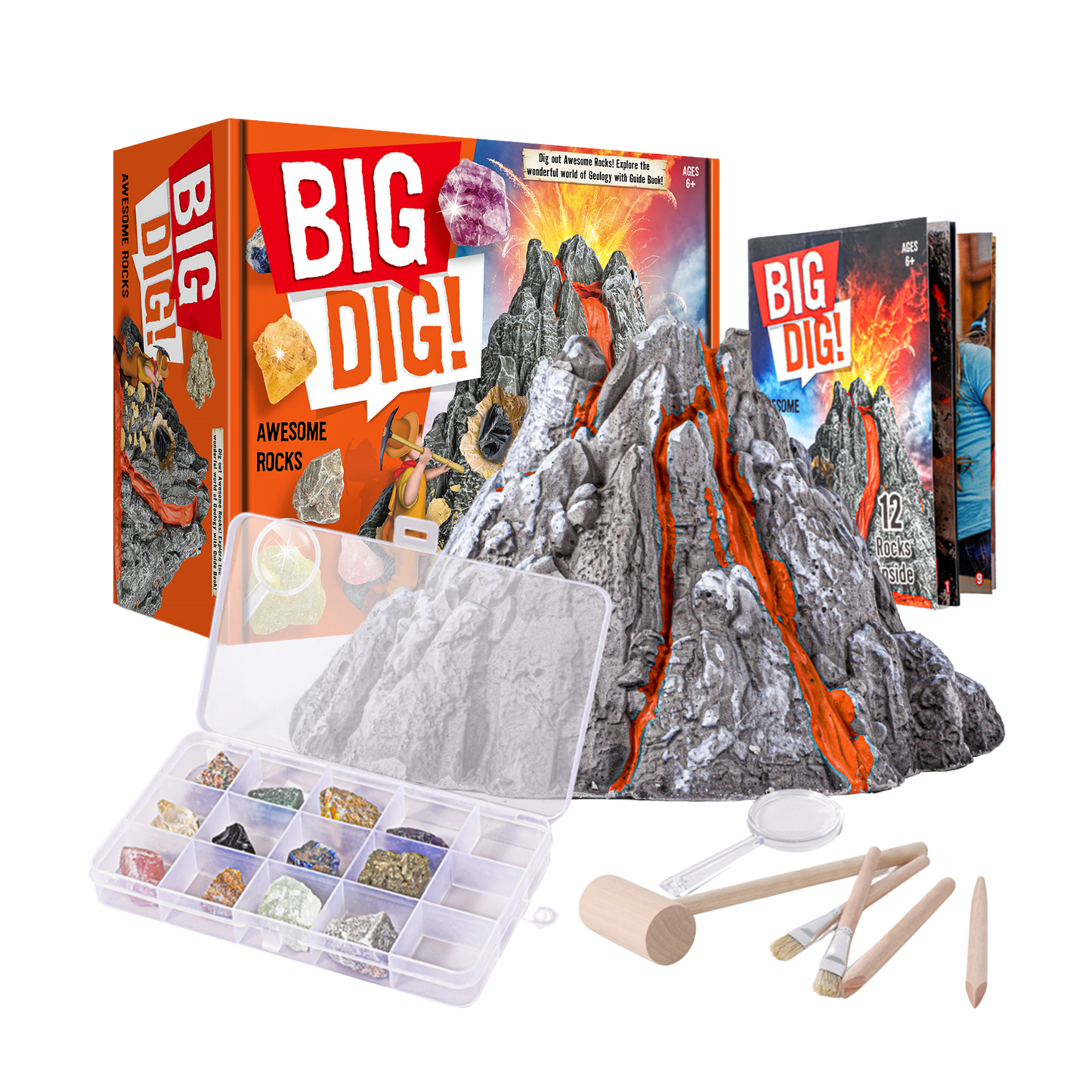 Kit Excavación Rocas Impresionantes