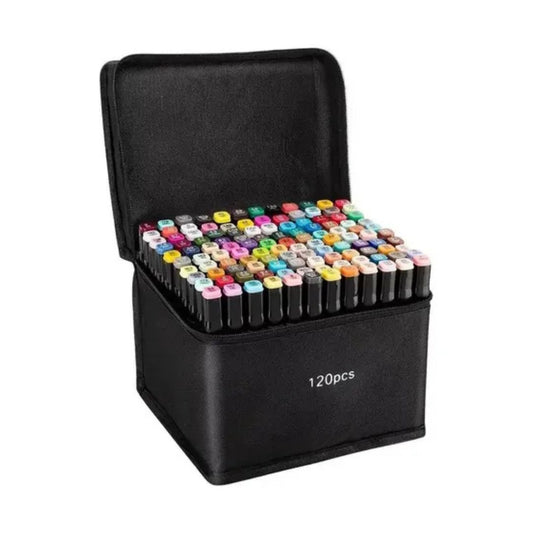 Set 120 Marcadores Doble Punta Touch