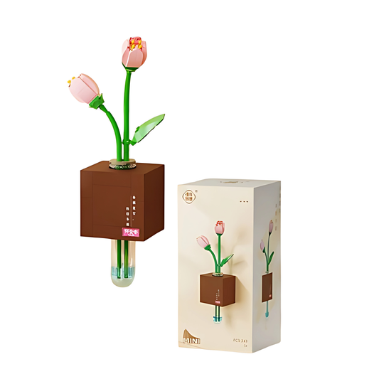 Bloques de Construcción Florero Tulipanes