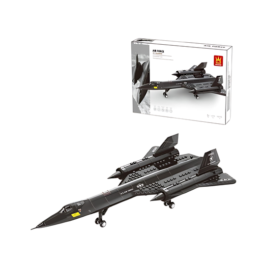Bloques de Construcción Avión de Guerra SR-71 Blackbird