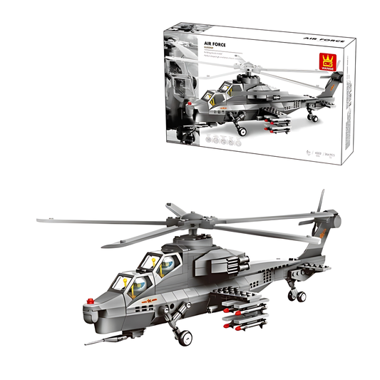 Bloques de Construcción Helicóptero Gunship