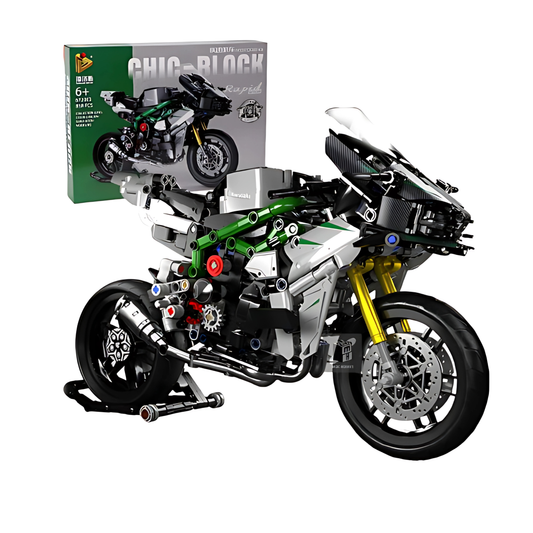 Bloques de Construcción Motocicleta Kawasaki Ninja