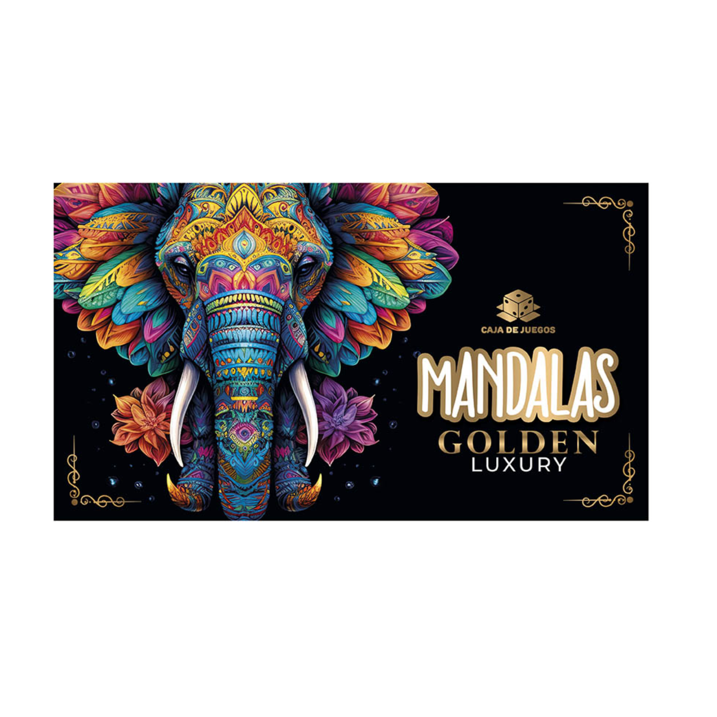 Libro Para Pintar Mandalas Golden Luxury