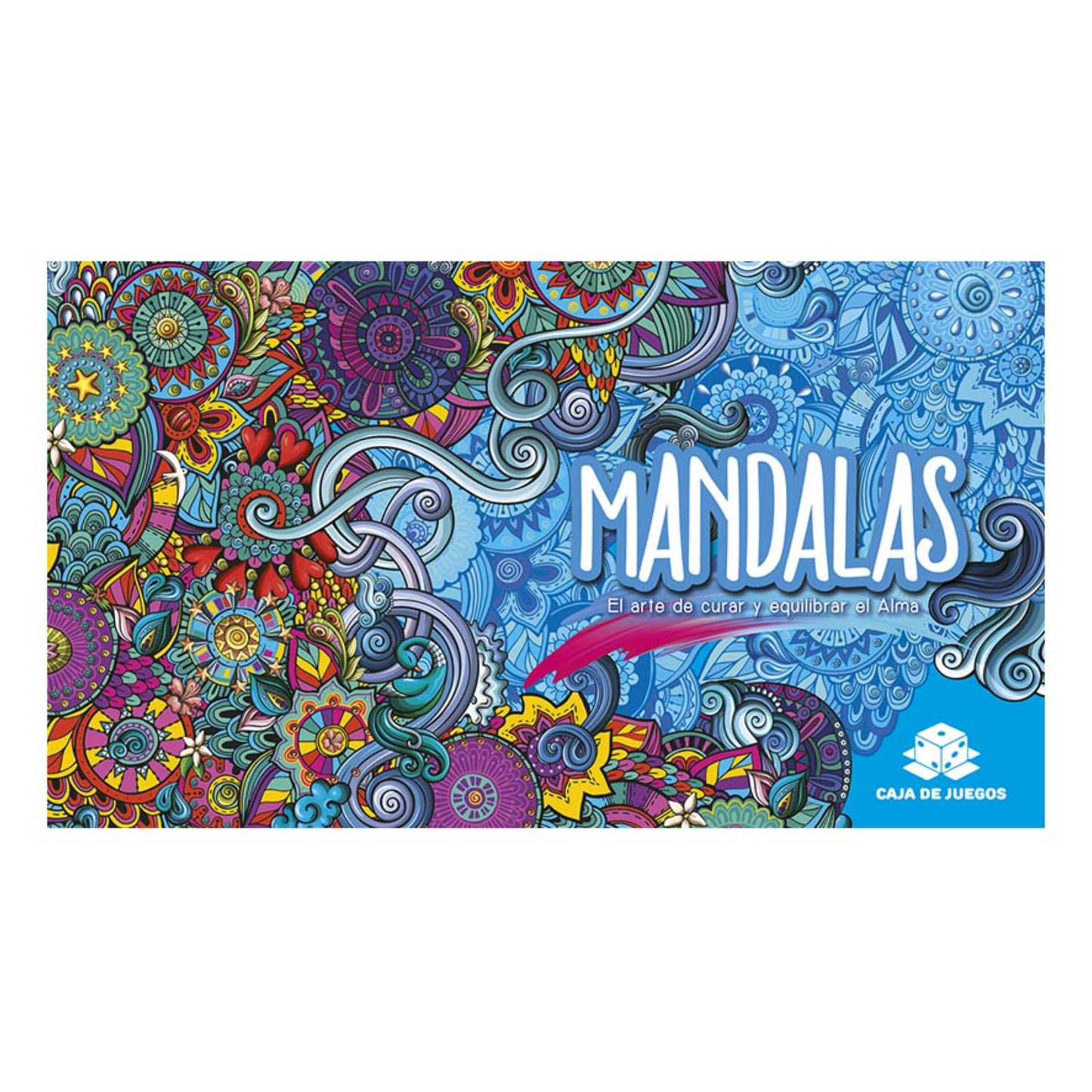 Set de Libro Grande con Colores para Pintar Mandalas Edición Especial Pinturas Famosas (Caja Azul)