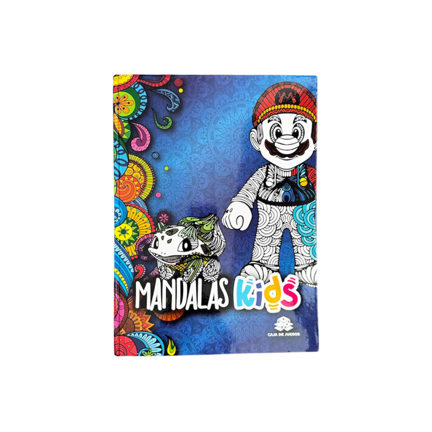 Libro Para Pintar Mandalas Portada de Mario Bros