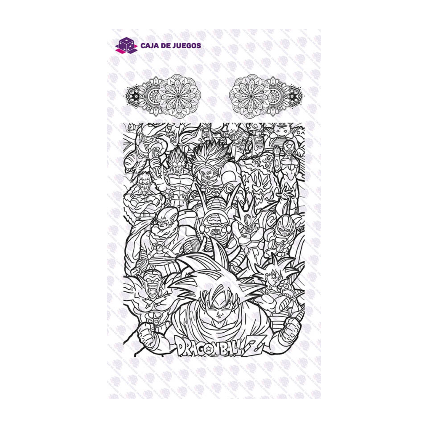 Libro Para Pintar Mandalas Portada de Mario Bros