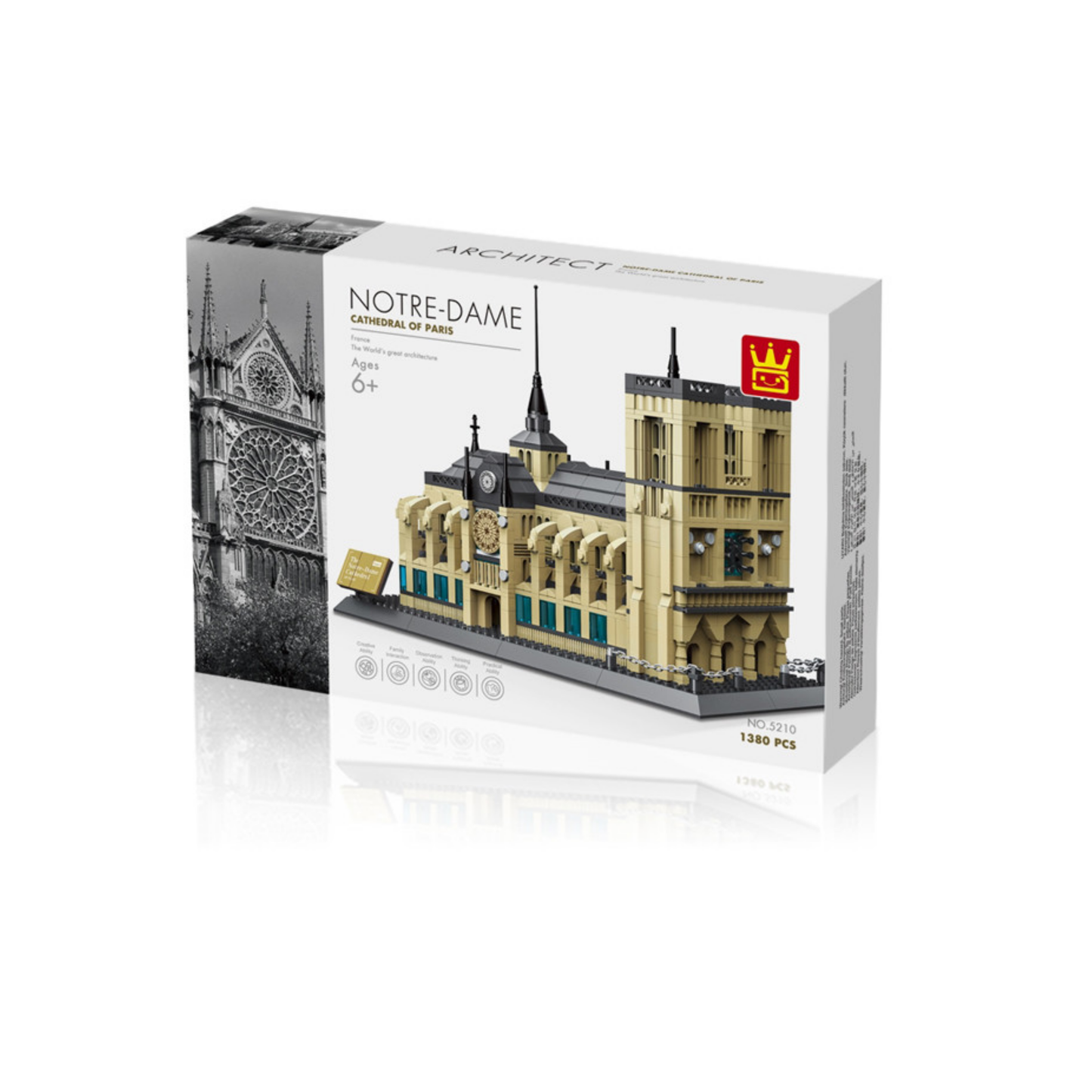 Bloques de Construcción- Catedral Norte - Dame De Paris