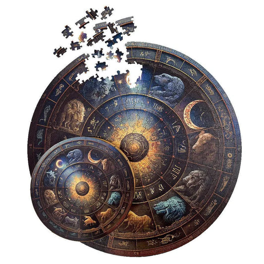 Rompecabezas Ingenio De Madera El Zodiaco 500 Piezas