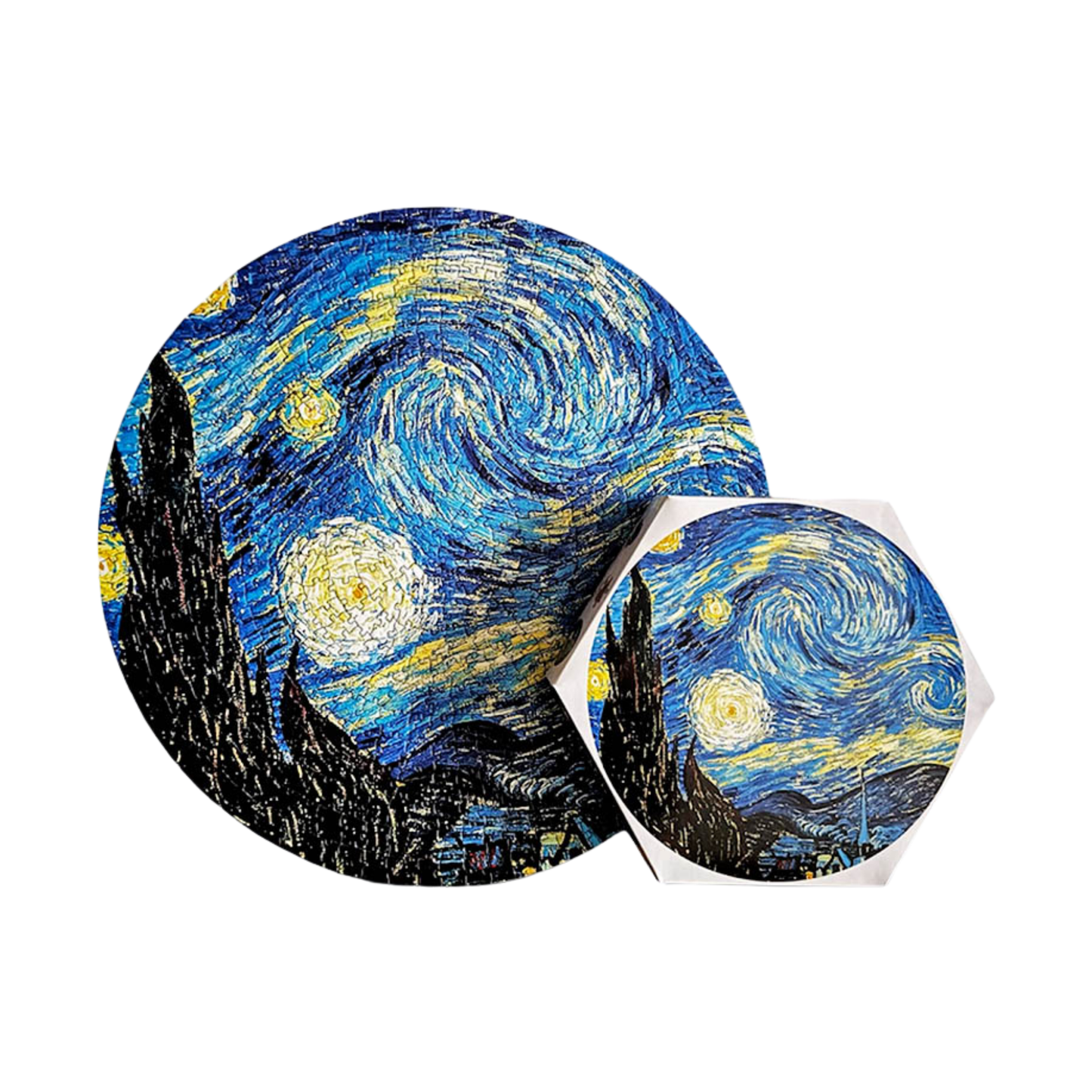 Rompecabezas Redondo 500 piezas Noche Estrellada